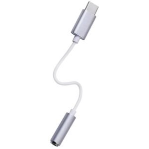Type C to 3.5 mm Audio Jack Connector with DAC Headphone Converter Adapter Compatible with Type C Smartphones, Tablets, Laptops