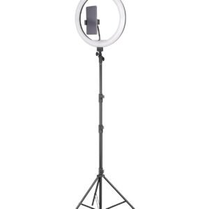 Ring Light with Tripod Stand, LED Circle Light with Phone Holder, Adjustable Height, Photography Lighting (4)
