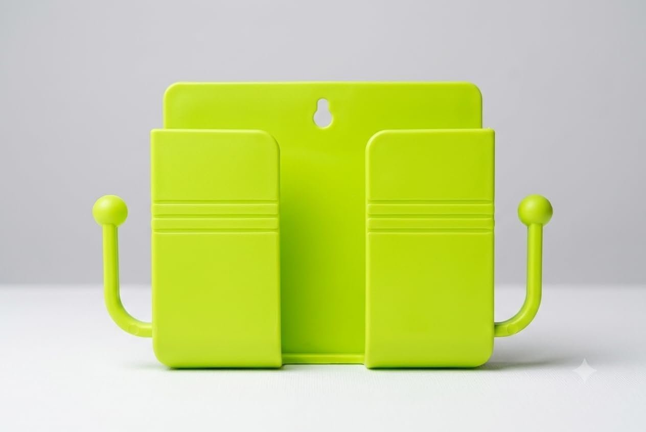 Wall Mount Mobile Phone Holder, Neon Green