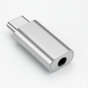 USB Type-C to 3.5mm Audio Adapter, DAC Chip, Universal Compatibility, Aluminium Housing, Silver [if Your Phone Have 3.5mm Jack This Product Didnt Working ON Your Device (Silver)