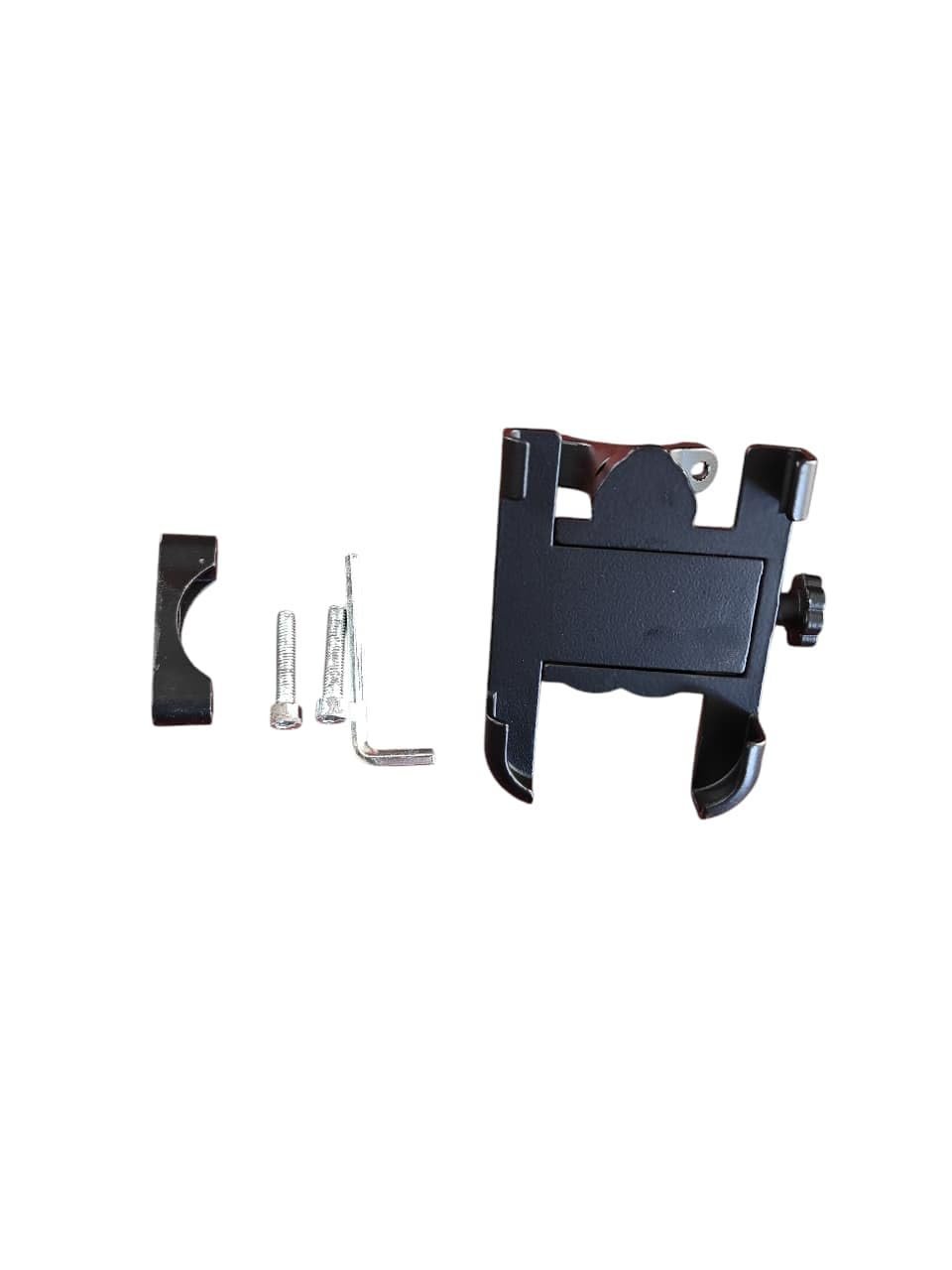 Bike Mobile Stand Holder, Universal Phone Mount for Bicycle Handlebar, Black, with Mounting Screws and Allen Key (7)