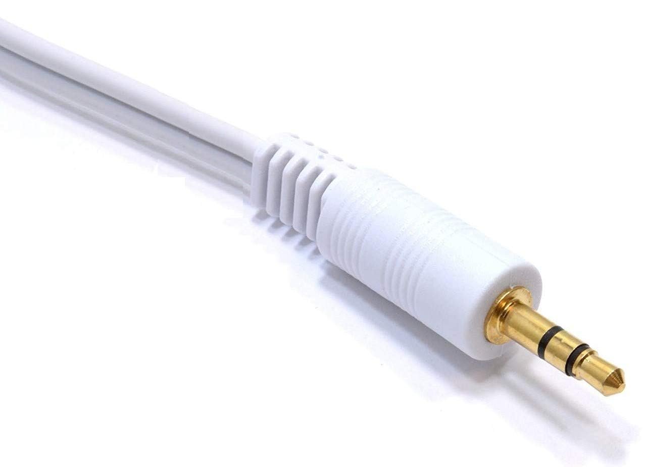 3.5mm jack 1 male to 2 female Stereo headphone earphone Jack Y Splitter audio adapter Cable (Multicolor - Color may vary)