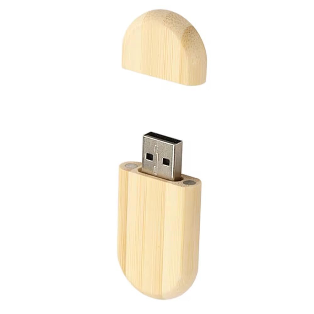 CleverlyGifted®4GB Wooden USB Flash Drive | Eco-Friendly Pen Drive with Cap | Stylish Portable Storage for Office, School & Personal Use | USB 2.0, High-Speed Transfer