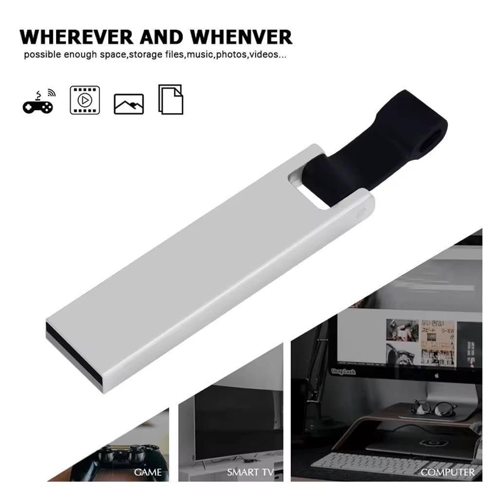 SippyTales® Rubber Metal PenDrive 2.0, Upto 10Mbps, Corporate Gifting Product, Grade A Chip (8, GB)