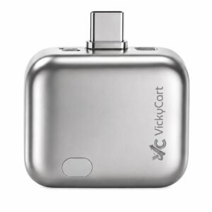 USB-C Smart Auto Eject Adapter | Full-Charge Separator USB-C Smart Overcharge Protector, 140W Fast Charging, Auto Cut-Off, Compatible with iPhone, Android, MacBook, Laptop