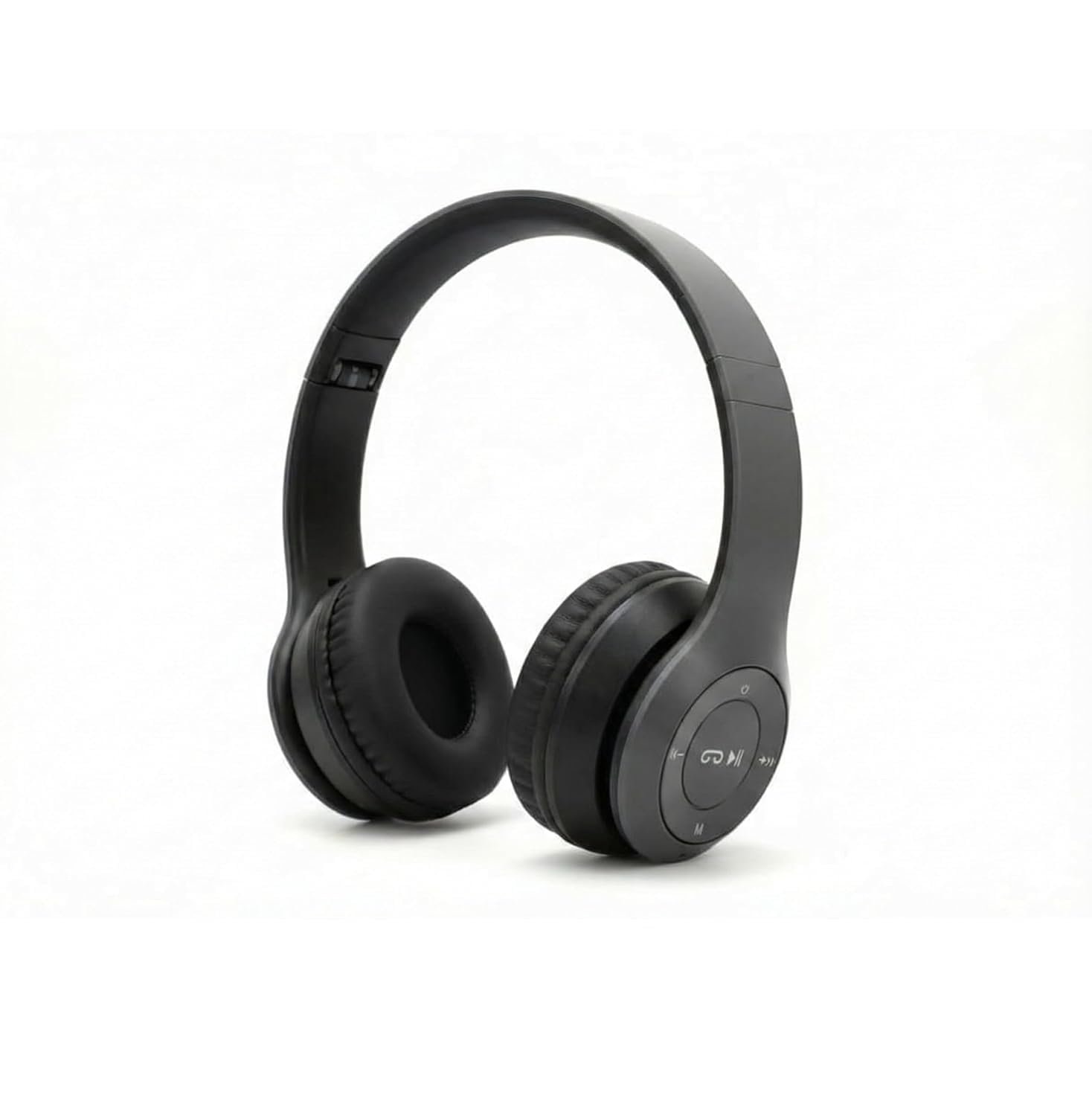 NakshSales Wireless Bluetooth Headphones with Deep Bass Stereo Sound, Foldable Over-Ear Design, Soft Cushioned Earpads & Built-in Mic for Music, Online Classes & Travel, Calls