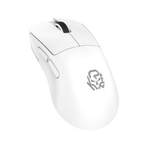 by EVM Blink Tri-Mode Wireless RGB Gaming Mouse | Pixart 3311 Sensor | 16000 DPI | 60g Lightweight | BT + 2.4G + Wired | Advance Software | 1000Hz Polling | Win/Mac | White | 2 Years Warranty