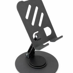 Rotatable Foldable Metal Mobile Stand Phone Stand for Office & Kitchen, Adjustable Tablet Stand for All Mobile Phones, iPhone, iPad, Smartphone