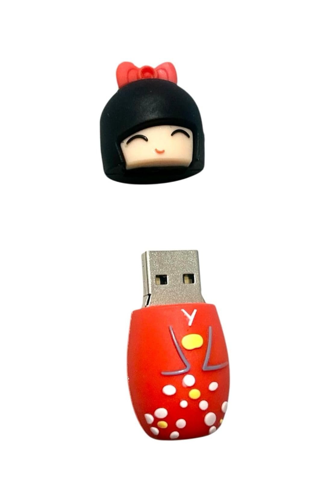 SippyTales~Cartoon Character USB Flash Drive – PVC Material, Cute Figurine Pen Drive, High Speed Data Storage, Portable Memory Stick for Laptop, PC & Car Audio, 1pc (4, GB)