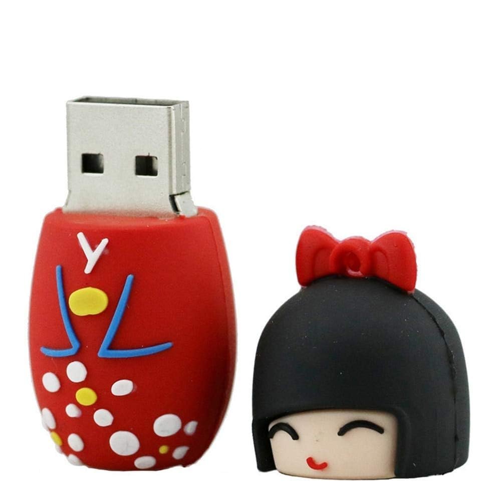 SippyTales~Cartoon Character USB Flash Drive – PVC Material, Cute Figurine Pen Drive, High Speed Data Storage, Portable Memory Stick for Laptop, PC & Car Audio, 1pc (4, GB)