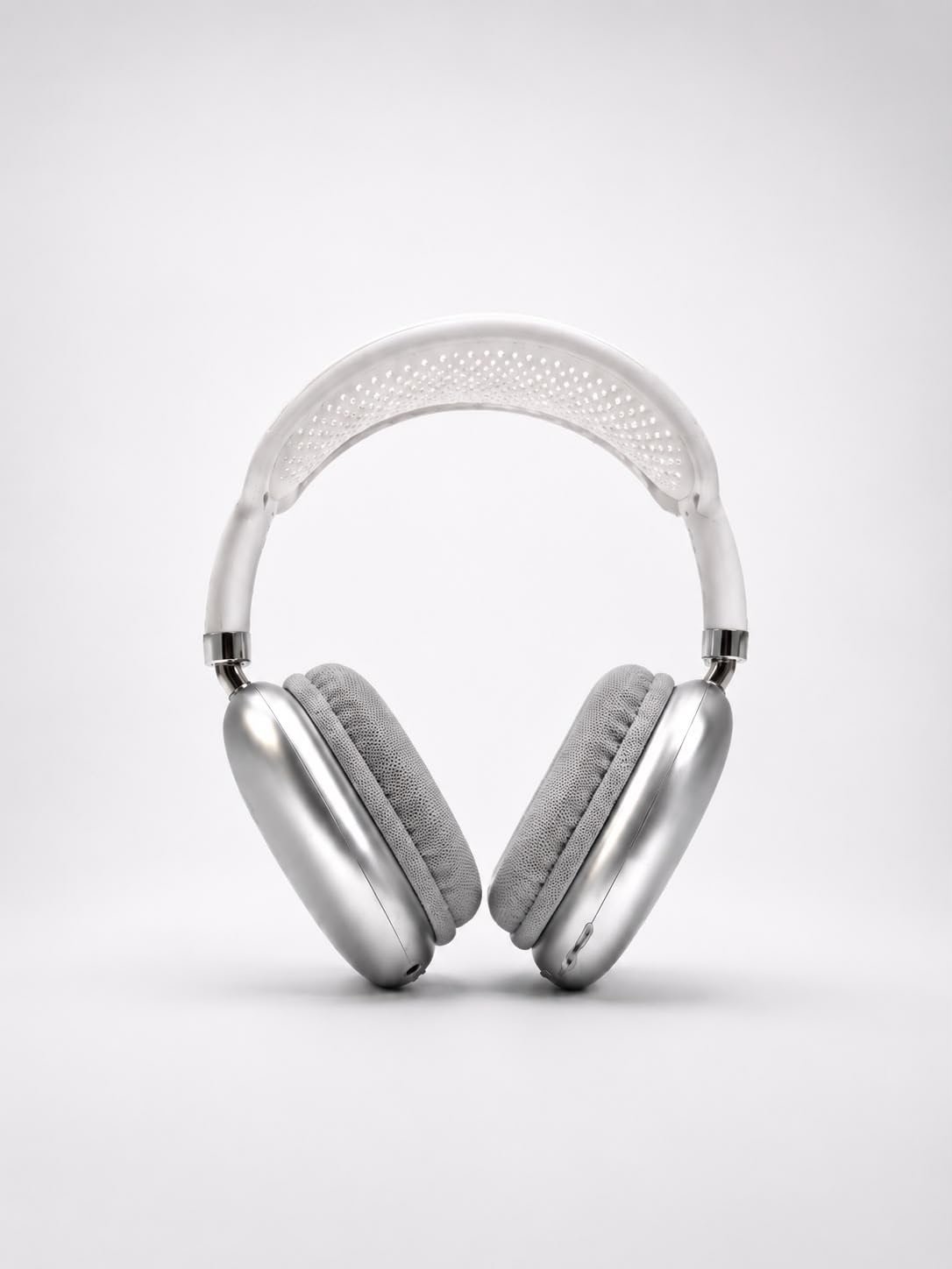 Wireless Bluetooth Over-Ear Headphones, Silver