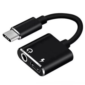 USB-C to 3.5mm Audio Adapter with 60W PD Fast Charging, Hi-Res DAC Chip for iPhone 15, All Range of Android & iOS Smartphones & Tablets, Supports Music, Calls, Magnetic Design, Wide Compatibility