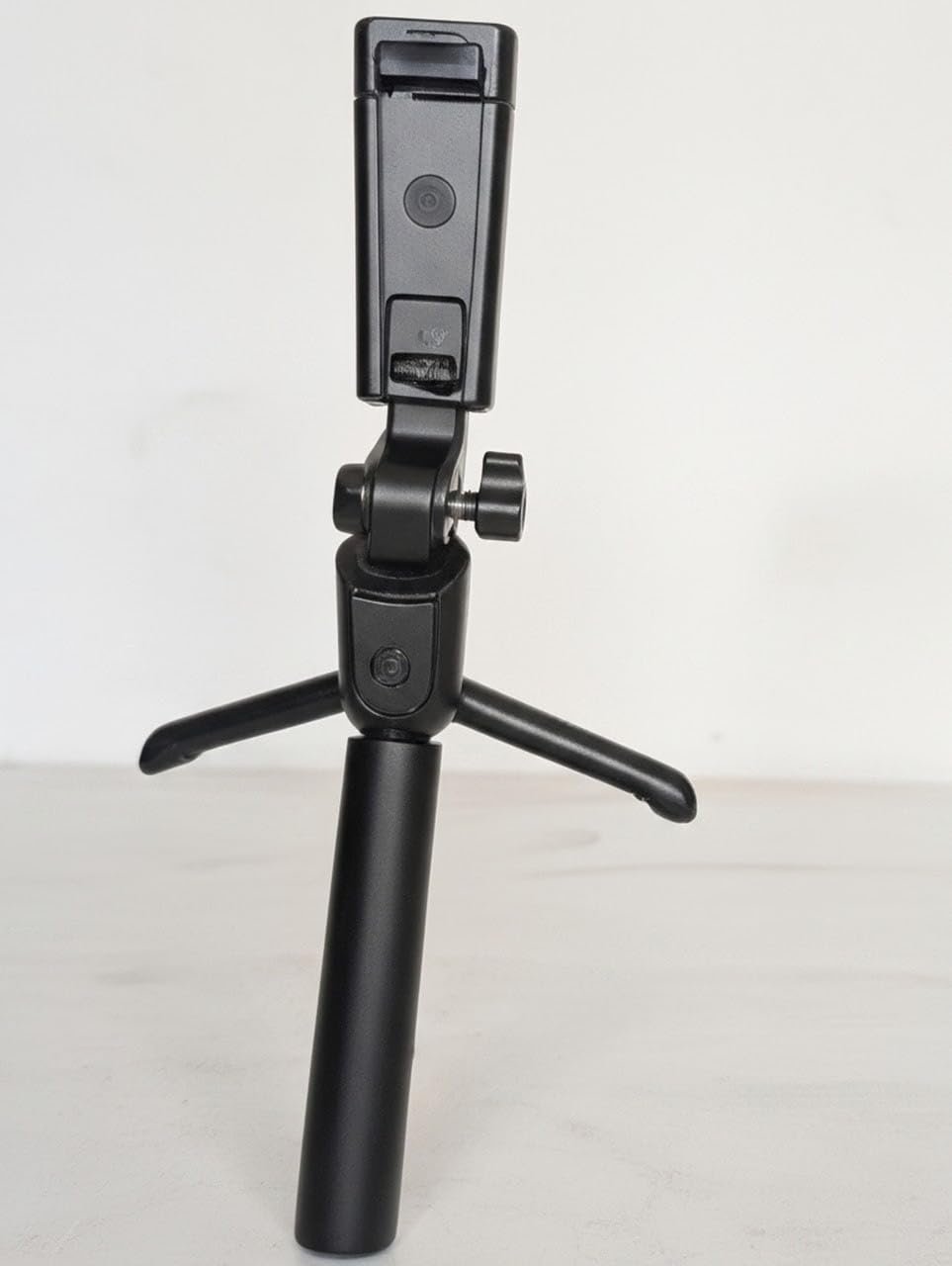 Phone Tripod Stand with Adjustable Height, Black