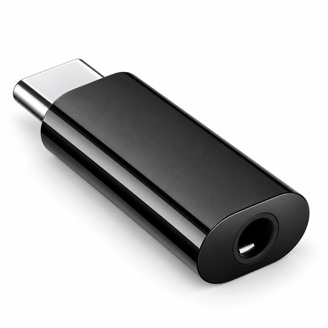 Portroincs C Pro Type C to 3.5 mm Audio Jack Connector with DAC Headphone Converter Adapter Compatible with iPhone 15 Pro Max/15 Pro/15 Plus, Galaxy S23/S22/S21/S208 & Other Type C Phones