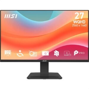 PRO MP273Q E7 27-Inch WQHD Computer Monitor, 2560x1440 IPS, 75Hz, 1ms, Eye Care, Tilt Adjustable, Vesa Mount, Black