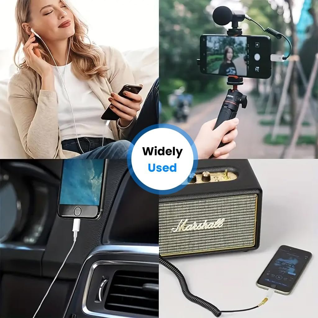 ® Type C to 3.5mm Headphone Jack Connector Built-in Hi-Fi DAC