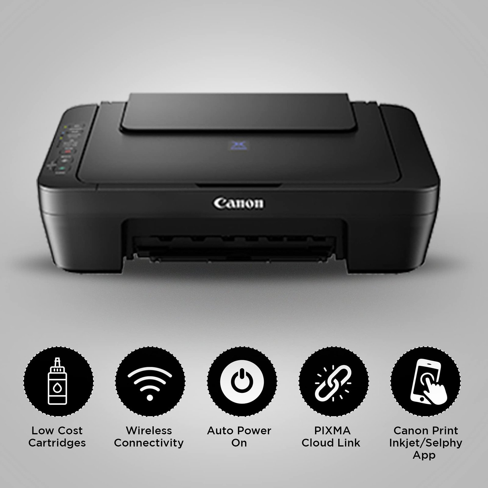 PIXMA E470 All in One (Print, Scan, Copy) WiFi Ink Efficient Colour Printer for Home