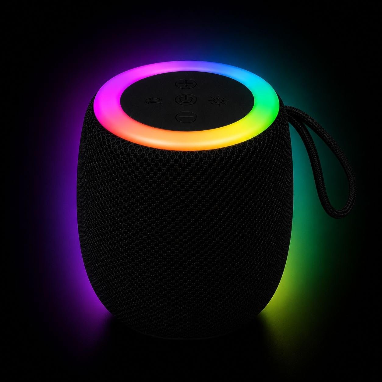 MoBo Portable Bluetooth Speaker with RGB LED Lights 800mAh