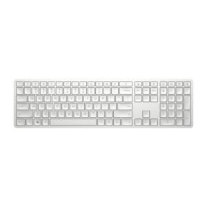 970 Creator Keyboard, Wireless and Multi-Device with 20 programmable Shortcut Keys, Backlit with sensors, up to 6 Month Battery, AES encrypted, 1yr Warranty, 0.67 kg, Silver