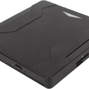 External DVD Drive Player, USB 3.0 USB-C Portable CD/DVD +/-RW Disk Burner, ROM Reader Writer for Laptop Desktop PC (XD008)