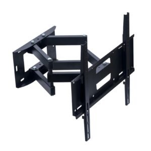 Tv Stand Wall | Movable Tv Wall Mount | Heavy Duty Metal Mount Bracket for 23–55 Inch LED/LCD/OLED Monitor | Full Motion Swivel ±180° Extendable Space Saving Design