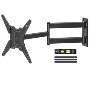 26-65 inches TV Wall Mount, 817 mm Extension, 90 Degree Viewing Angle, 20 Degree Tilt, 40 kg Load Capacity