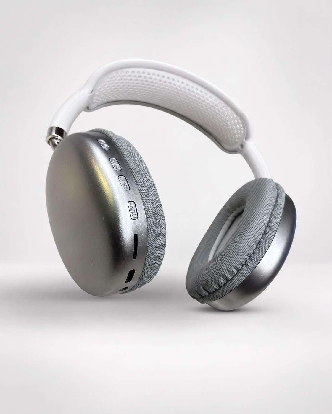 Wireless Bluetooth Over-Ear Headphones, Silver