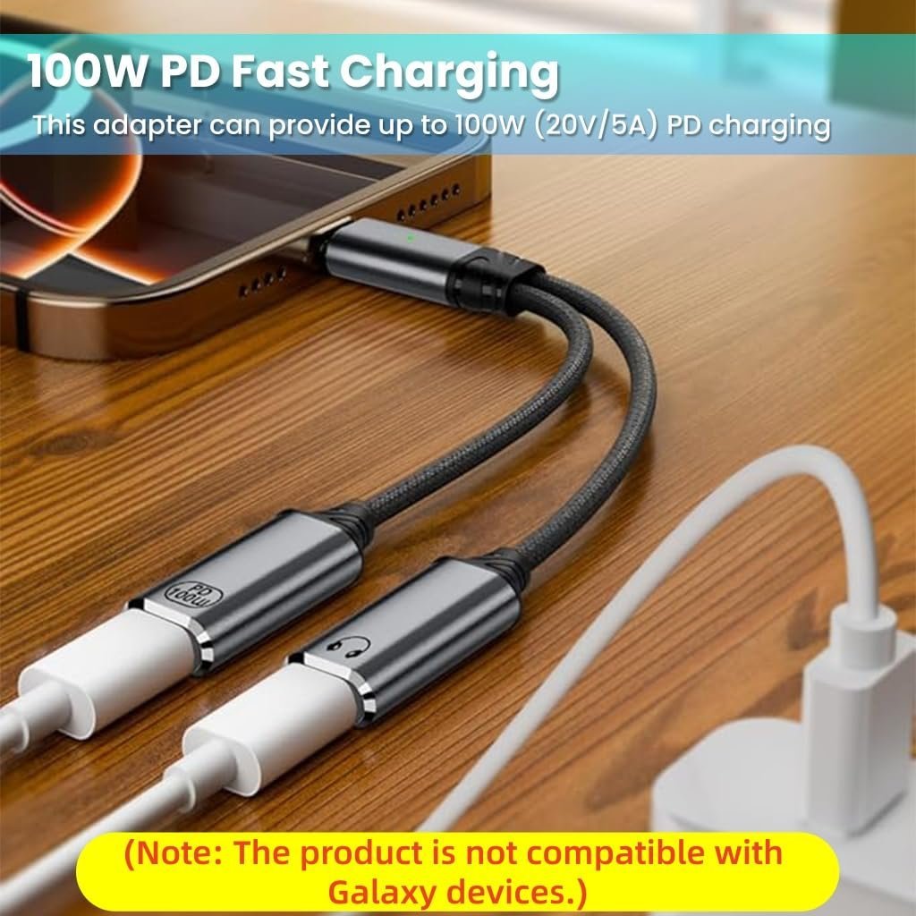 ® Multi USB C Splitter 1 in 2 Out Adapter with Audio, Charging, Data
