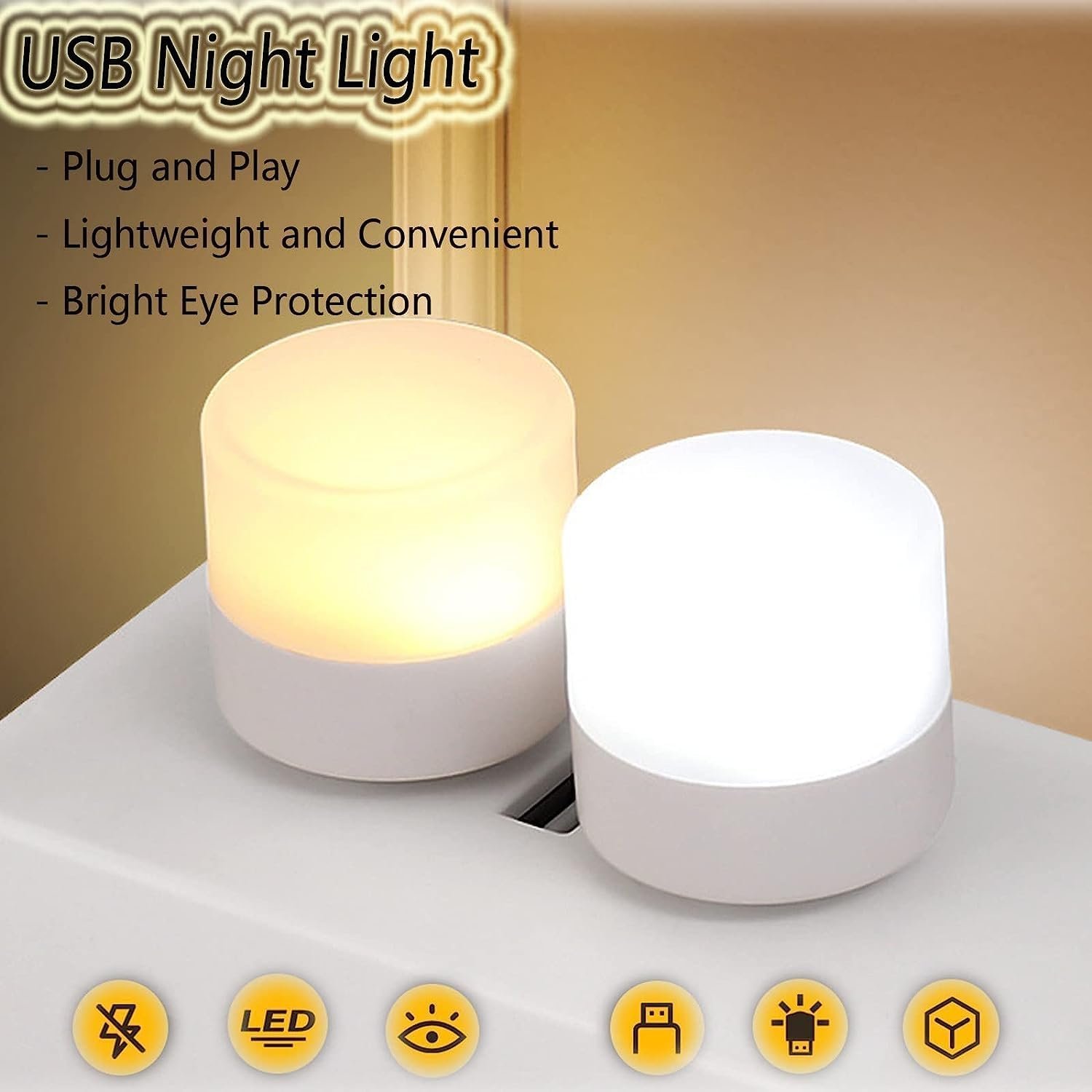 USB Flash Drive Set with LED Light Compatible with Laptop (Pack of 1)
