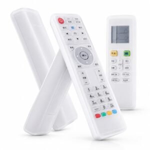 Silicone Remote Control Cover (Pack of 3) | Universal Anti-Slip Washable Dustproof Remotee Protector Sleeve for TV, AC, Set Top Box & Smart TV | Soft Flexible Silicone Remote Case, Transparent