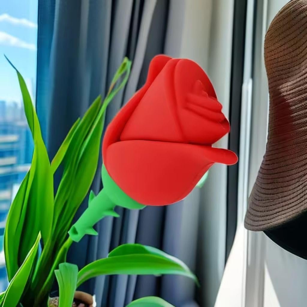 SippyTales~Rose Shaped Pendrive, Red Flower Shaped Flash Drive, High Speed Data Transfer, 2.0 Portable Data Storage Device, Speed Upto 15mbps (16, GB)