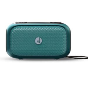 JC Sushi Albatross | Wireless Speaker | 20W | BT V5.0 | RGB Light |1800mAh Battery 25Hrs Playtime | Splash Proof | Sleek Design | Voice Recording | FM,USB & Micro SD | Type-C Fast Charge (Ocean Blue)