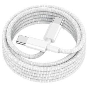 Original 20W USB C Adapter and USB C to C Cable Compatible with iPhone, iPad & Air-Pods.