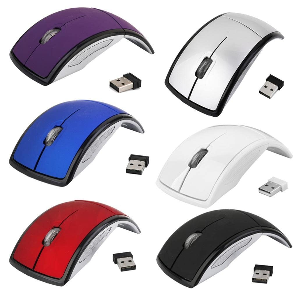Generic Laptop PC 2.4GHz Wireless Foldable Folding Arch Optical Mouse USB Mice Black|Computers/Tablets & Networking | Keyboards, Mice & Pointers