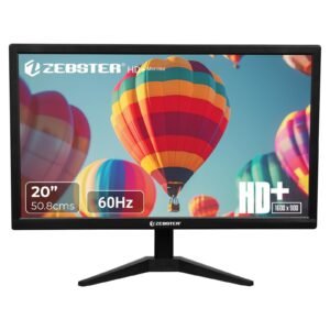 GV120 20 Inch (50.8 cm) LED Monitor with Dual HDMI & VGA Input, HD+ 1600 x 900, 250nits Brightness, 16.7M Colors, 16:9 Aspect Ratio, Wall Mountable