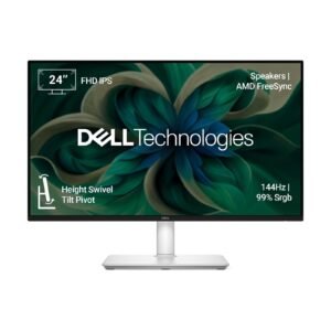 S2425HSM 24"/60.45cm FHD Monitor|Ash White|144Hz Refresh|99% Srgb, 300 cd/m2 Brightness|IPS Panel, 1ms| Contrast 1500:1| 2xHDMI, Built-in 3W Dual Speakers|Warranty 3 Years, Ergonomic|AMD FreeSync