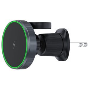 Magnetic Wireless Car Charger Compatible with MagSafe and Qi, 15W