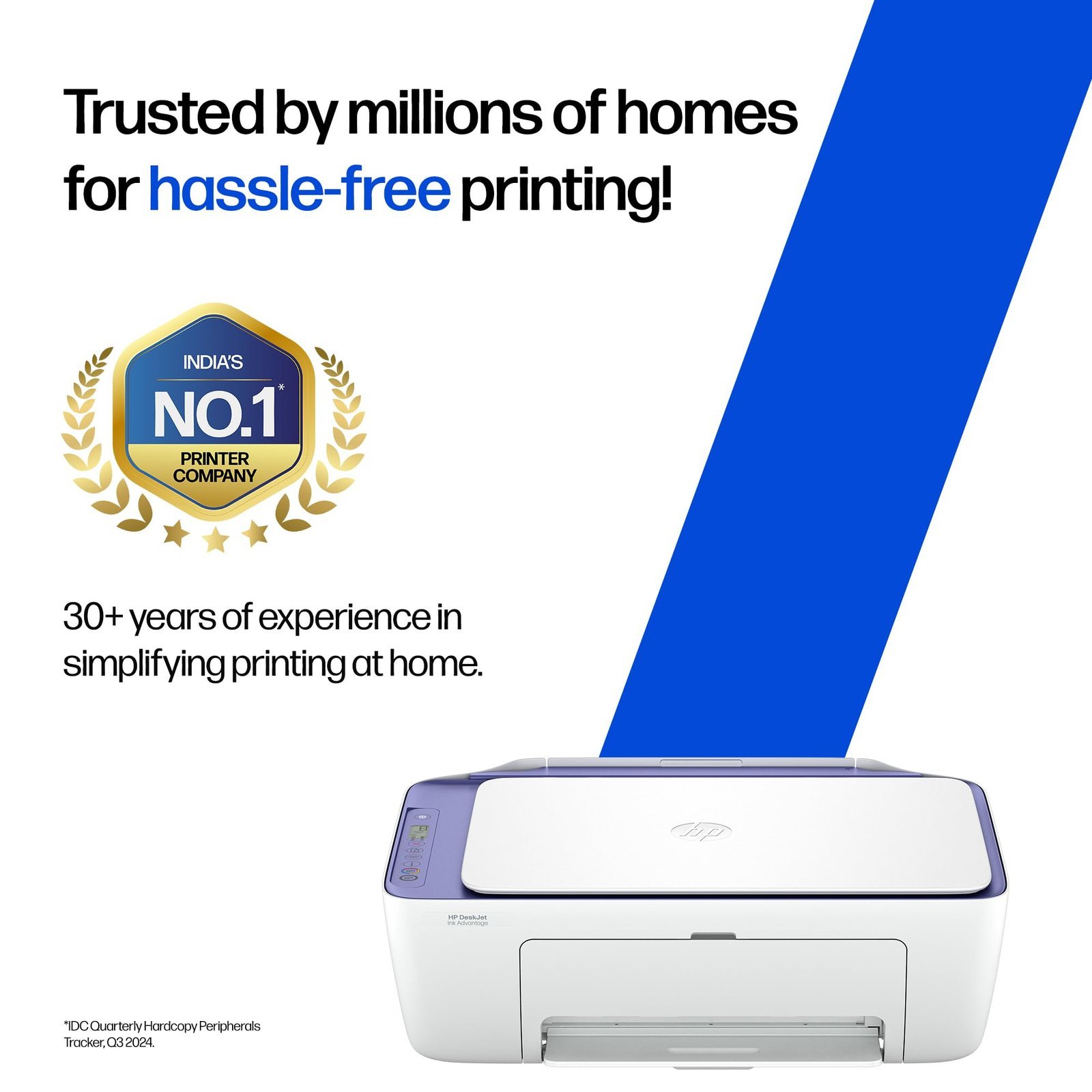 AI Capable Ink Advantage 2986 Dual Band WiFi (up to 10X Faster) Colour Printer - Print/Scan/Copy Ideal for Home