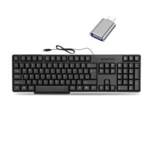 Mophonics Wired Keyboard and C-OTG Combo Set