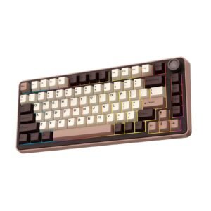 Lethal-GK1 Mechanical RGB Gaming Keyboard with Multi-Function Knob