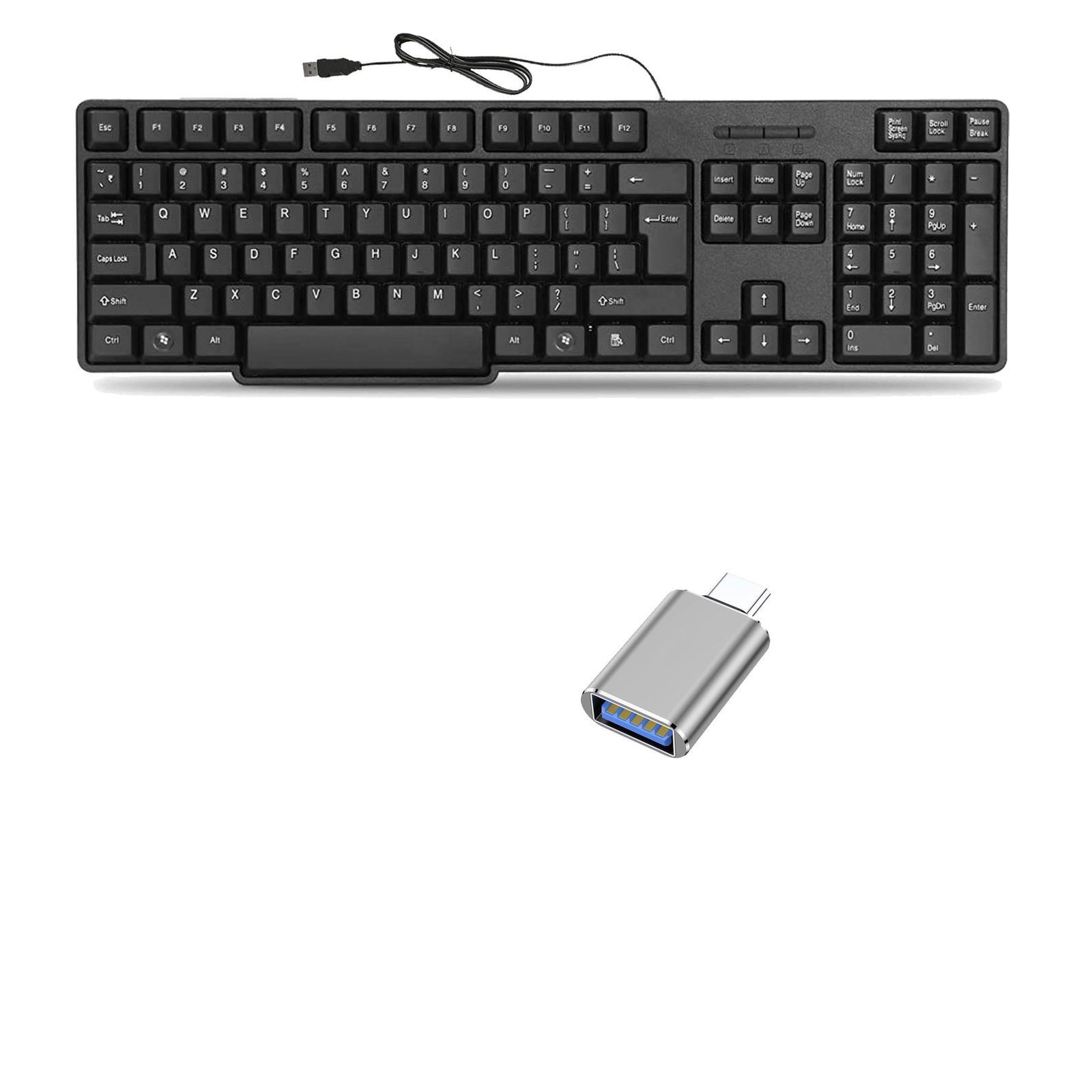 Mophonics Wired Keyboard and C-OTG