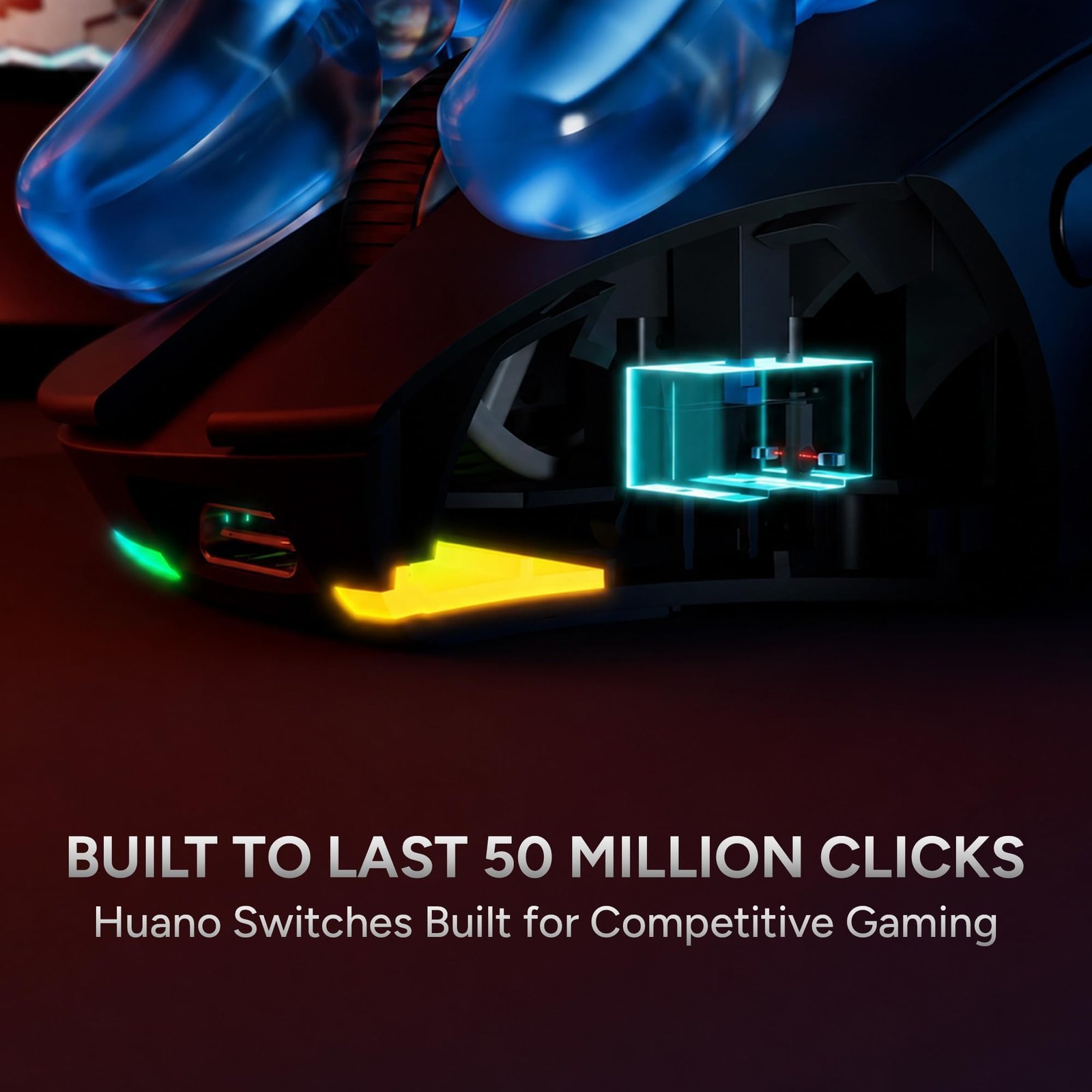 by EVM Blink Tri-Mode Wireless RGB Gaming Mouse | Pixart 3311 Sensor | 16000 DPI | 60g Lightweight | BT + 2.4G + Wired | Advance Software | 1000Hz Polling | Win/Mac | White | 2 Years Warranty