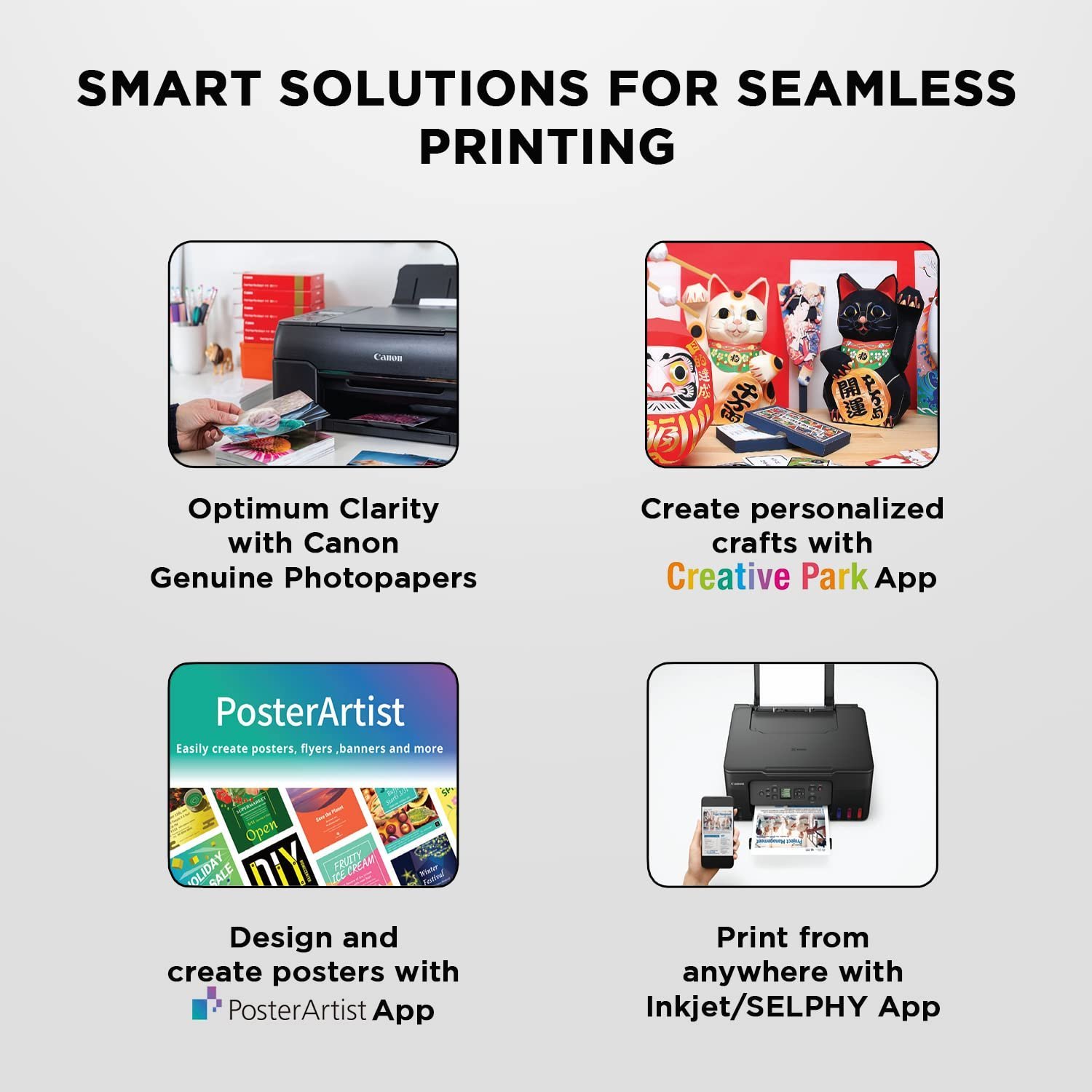 Pixma TS207 Single Function Inkjet Printer (Black)