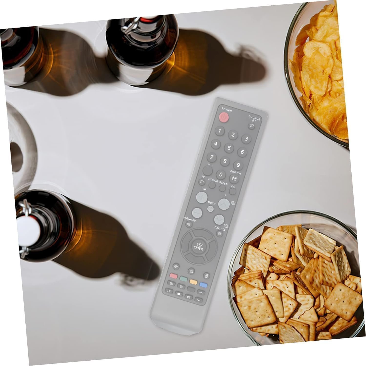 Silicone Remote Control Cover (Pack of 3) | Universal Anti-Slip Washable Dustproof Remotee Protector Sleeve for TV, AC, Set Top Box & Smart TV | Soft Flexible Silicone Remote Case, Transparent