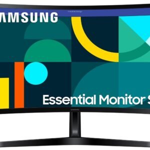 24" Curved Monitor|1800R Curved Screen|100Hz|4ms|SRGB 95%|Ports-HDMI,D-Sub,Headphone|Game Mode|EyeSaver Mode|16.7M Color Support|Flicker Free|Off Timer Plus|LS24D368GAWXXL|Black