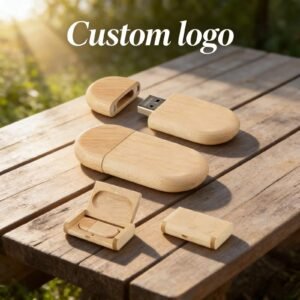Wooden Box Pendrive 64GB USB 3.0 High Speed Flash Drive | Premium Wooden USB with Box | Eco-Friendly Designer Pendrive | 30MB/s Speed | Grade A Chip | Photographer Wedding Gift USB