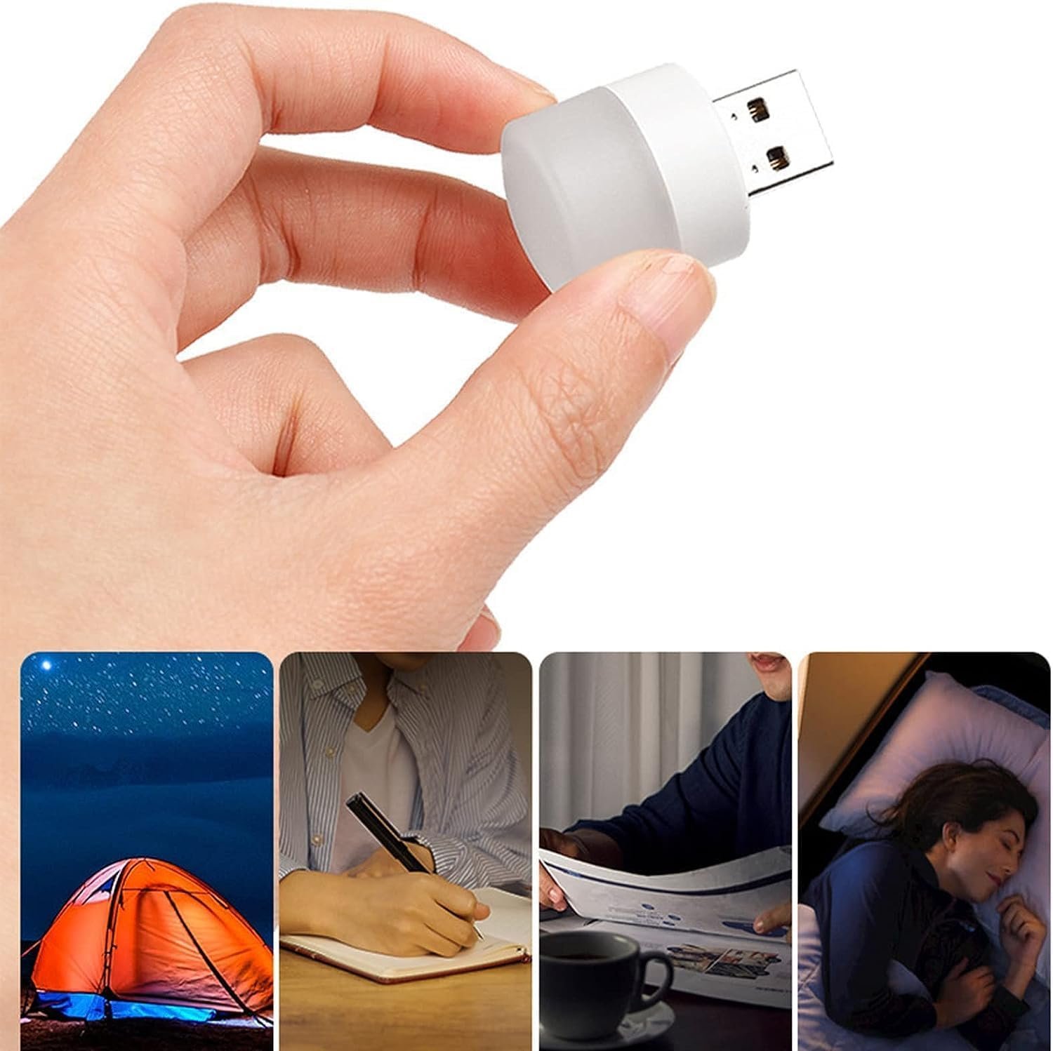 USB Flash Drive Set with LED Light Compatible with Laptop (Pack of 1)