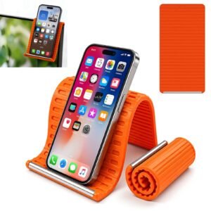 Mobile Stand | Flexible Silicone Phone Stand with Aluminum Core (Foldable)