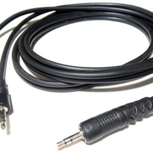 New 3.5mm Stereo Audio Male to Male 1 in 2 Out Y Splitter Cable Adapter 1.5 Meter (5 Feet)(Black)